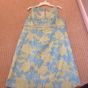 Vintage Lilly Pulitzer turtle dress